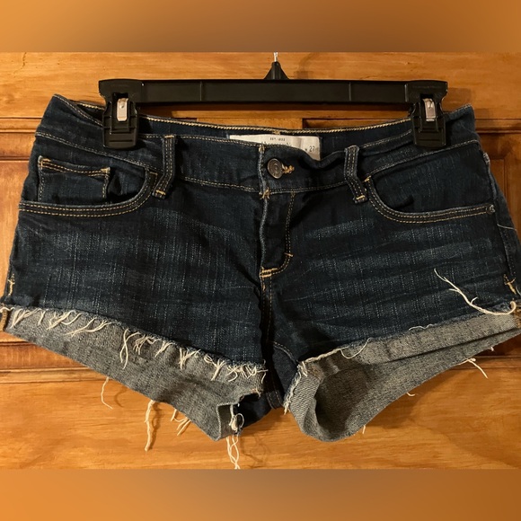Abercrombie & Fitch Pants - Abercrombie & Fitch Dark Blue Jean Shorts